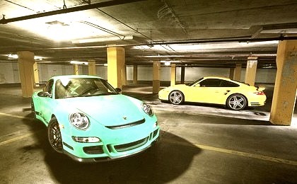 Porsche 911 GT3 RS and Turbo