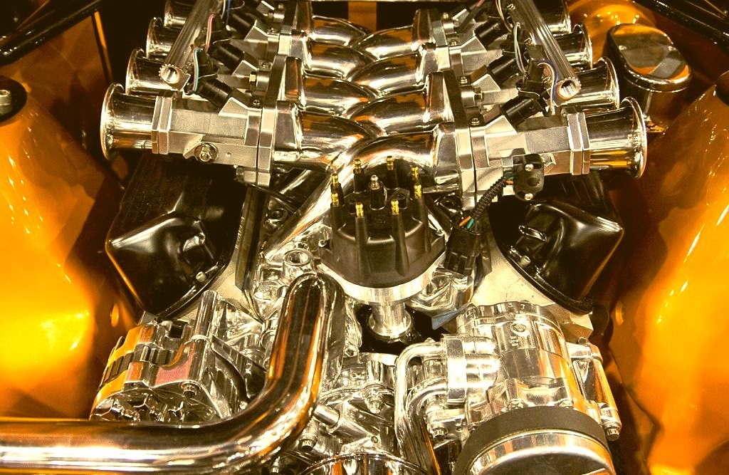 Ford Mustang V8 Engine Bay