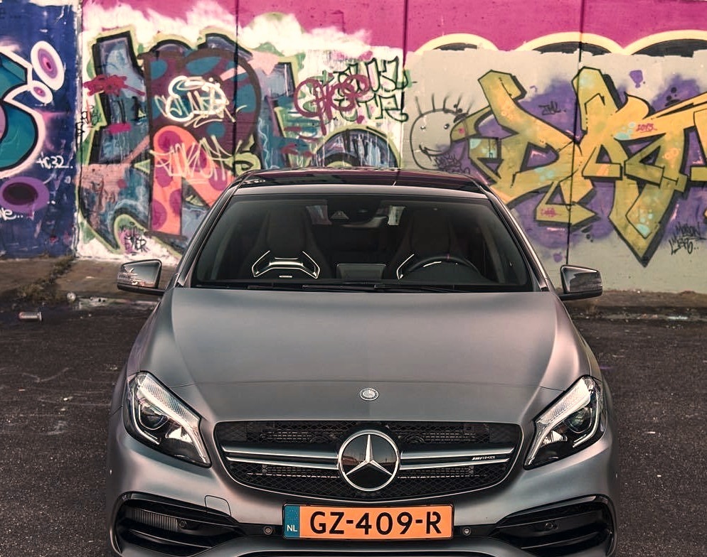 Mercedes-Benz A 45 AMG (Instagram @basfransenphotography)